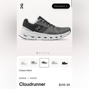 Women’s OnCloud Eclipse Size 7